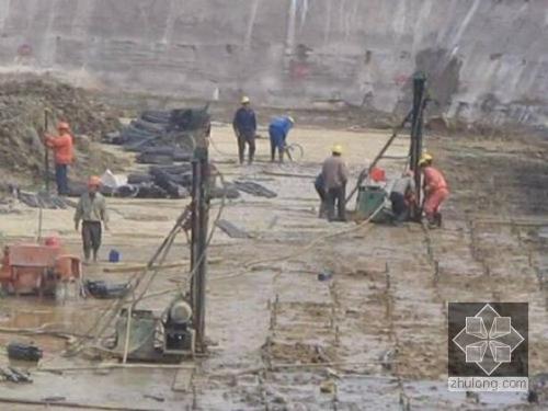 景县我公司承建北京房山区水池地基注浆加固工程